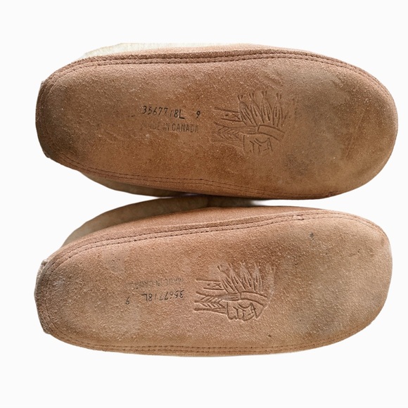 Beaded Sheepskin Moccasins Laurentian Chief - Picture 5 of 7